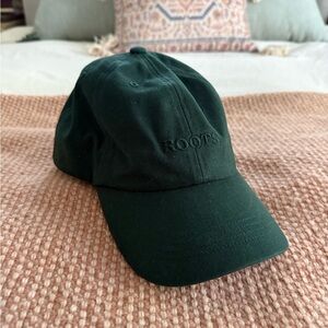 Roots Forest Green Casual Cap
